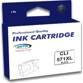 Perfix PF CLI571XLBK Siyah CLI-571XLB 12.5 ml Chipli Kartuş