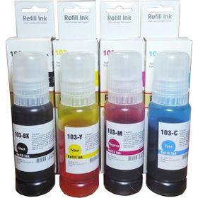 Perfix T103B -103Y - 103M - 103C Uyumlu Set Şişeli Muadil Mürekkep