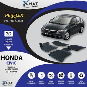 Perflex 3D Havuzlu X-Mat Cıvıc 2012-2016 Paspas