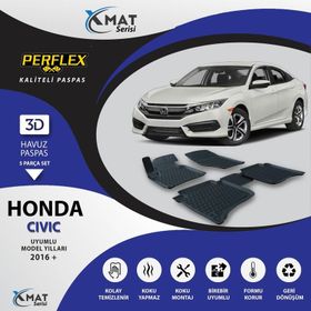 Perflex 3D Havuzlu X-Mat Cıvıc 2016+ Paspas