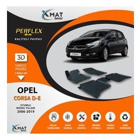 Perflex 3D Havuzlu X-Mat Corsa D - E 2006-2019 Paspas