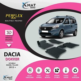 Perflex 3D Havuzlu X-Mat Dokker 2012+ Paspas