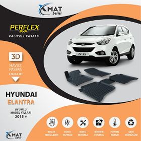 Perflex 3D Havuzlu X-Mat Elantra 2015+ Paspas