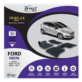 Perflex 3D Havuzlu X-Mat Fıesta 2009-2017 Paspas