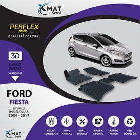 Perflex 3D Havuzlu X-Mat Fıesta 2009-2017 Paspas