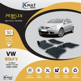 Perflex 3D Havuzlu X-Mat Golf 5 2003-2009 Paspas