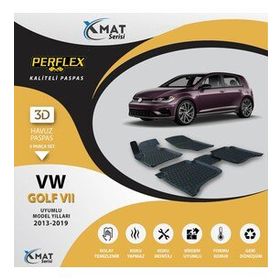 Perflex 3D Havuzlu X-Mat Golf 7 2013-2019 Paspas