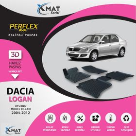 Perflex 3D Havuzlu X-Mat Logan 2004-2012 Paspas