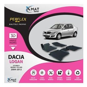 Perflex 3D Havuzlu X-Mat Logan 2004-2012 Paspas