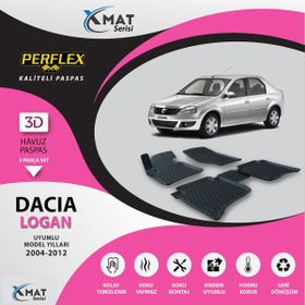 Perflex 3D Havuzlu X-Mat Logan 2004-2012 Paspas