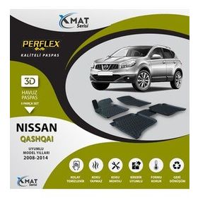 Perflex 3D Havuzlu X-Mat Nıssan Qashqaı 2008-2014 Paspas