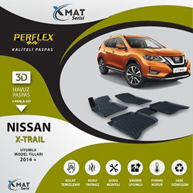Perflex 3D Havuzlu X-Mat Nıssan X-Traıl 2014+ Paspas
