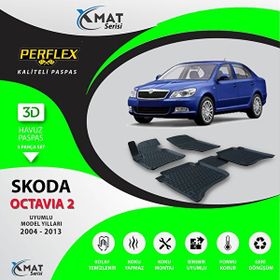 Perflex 3D Havuzlu X-Mat Octavıa Iı 2004-2013 Paspas