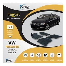 Perflex 3D Havuzlu X-Mat Passat B7 2011-2015 Paspas