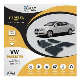 Perflex 3D Havuzlu X-Mat Passat B8 2015+ Paspas