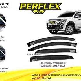 Perflex PA4-IS02 Isuzu D-Max için 4'lü Cam Rüzgarlığı