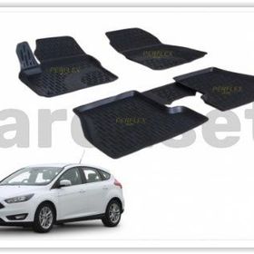Perflex PXM-FD08 Ford Focus 3 12 Siyah 3d X-Mat Havuzlu Paspas