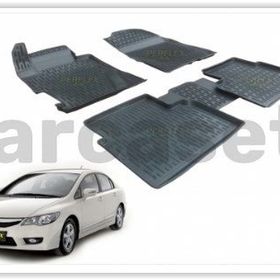 Perflex PXM-HD14 Honda CR-V 12 Siyah 3D X-Mat Havuzlu Paspas