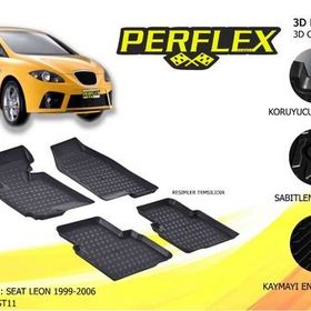 Perflex PXM-ST02 Seat Leon 13 Siyah 3d X-Mat Havuzlu Paspas