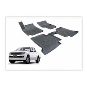 Perflex PXM-VW21 Volkswagen Amarok 11 Siyah 3d X-Mat Havuzlu Paspas