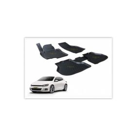 Perflex PXM-VW32 Volkswagen Scırocco 09 Siyah 3d X-Mat Havuzlu Paspas