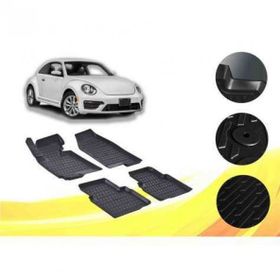 Perflex PXM-VW39 Siyah Volkswagen Beetle 1999-2007 3D X 3D X-Mat Havuzlu Paspas Çeşitleri