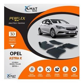 Perflex X-Mat Astra K 2016+ Siyah 3D Havuzlu Paspas
