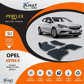 Perflex X-Mat Astra K 2016+ Siyah 3D Havuzlu Paspas