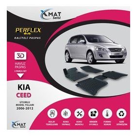 Perflex X-Mat Ceed 2006-2012 Siyah 3D Havuzlu Paspas