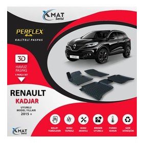 Perflex X-Mat Kadjar 2015+ Siyah 3D Havuzlu Paspas