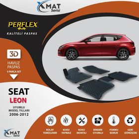 Perflex X-Mat Leon 2006-2012 Siyah 3D Havuzlu Paspas