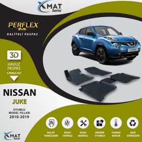 Perflex X-Mat Nissan Juke 2010-2019 Siyah 3D Havuzlu Paspas