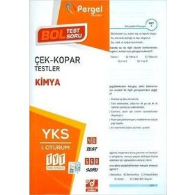Pergel TYT Kimya Çek Kopar Testler