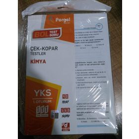 Pergel Yayınları TYT Kimya Çek Kopar Yaprak Test