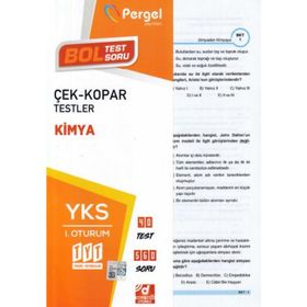 Pergel Yayınları TYT Kimya Çek Kopar Yaprak Test
