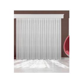 Perhal Keten Etekleri Kurşunlu 1-2.5 Normal Pileli Kırık Beyaz 550x250 cm Tül Perde