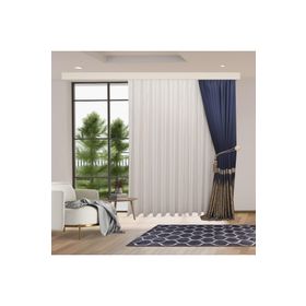 Perhal Zincir 1-3 Sık Pileli Etekleri Kurşunlu 200x260 cm Tül Perde