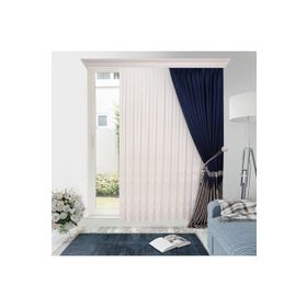 Perhal Zincir 1-3 Sık Pileli Etekleri Kurşunlu 200x260 cm Tül Perde