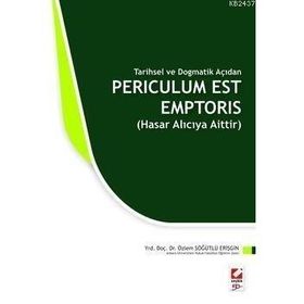 PERICULUM EST EMPTORIS (HASAR ALICIYA AITTIR) - ÖZLEM SÖĞÜTLÜ ERİŞGİN