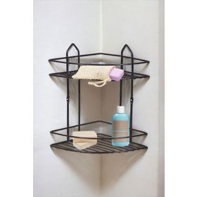Perilla 2'li Siyah Banyo Köşeliği
