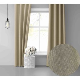 Perle Daily Series Bej Rengi 150x260 cm Fon Perde