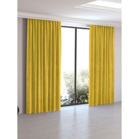 Perle Daily Series Güneş Sarısı Ada 250x250 cm Fon Perde