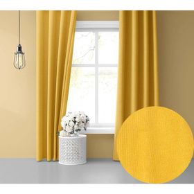 Perle Daily Series Güneş Sarısı Ada 300x250 cm Fon Perde