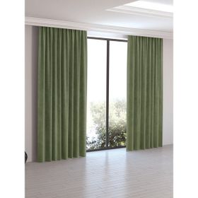 Perle Daily Series Zeytin Yaprağı Rengi 100x270 cm Fon Perde