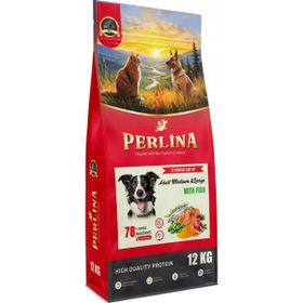 Perlina Balıklı 12 KG Yetişkin Orta ve Büyük Irk Köpek Maması