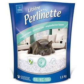 Perlinette 1.5 kg Sensitive İnce Taneli Bentonit Kokulu Kedi Kumu