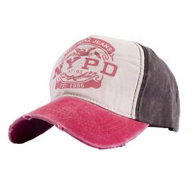 Perlotus NYPD Denizci Çapalı Eskitme Spor Pembe Kadın Şapka