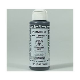 Permolit 120 ml Antrasit Multi - Surface Akrilik Hobi Boyası