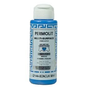 Permolit 120 ml Multi-Surface Boncuk Mavi Hybrid Akrilik Hobi Boyası