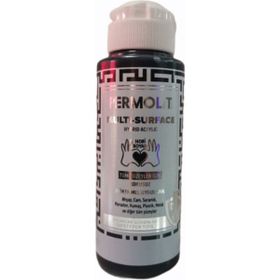 Permolit 120 ml Siyah Multi Surface Akrilik Hobi Boyası